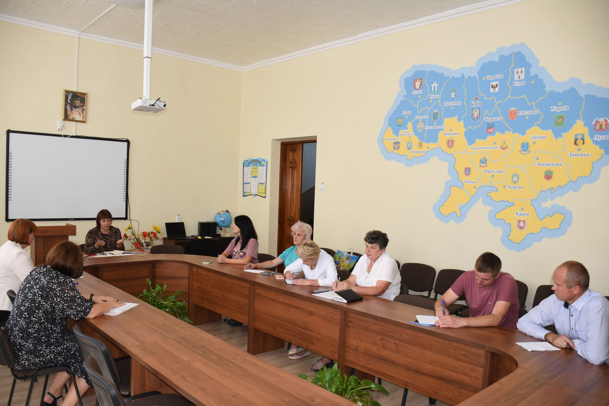 Засідання циклової комісії суспільних дисциплін і фізичної культури та Захисту України